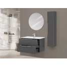 Mobile bagno sospeso Feridras Burano 100 cm grigio