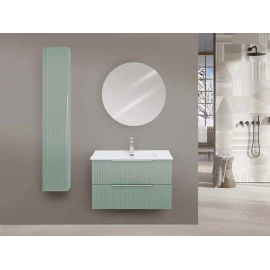 Composizione bagno Burano Feridras 80 cm verde