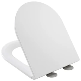 Copriwc Feridras T-Slim bianco con chiusura rallentata