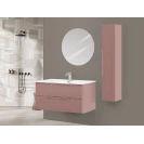Mobile bagno Feridras Burano 100 cm rosa cannettato