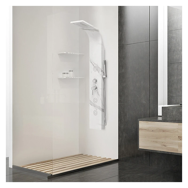 Colonna doccia Feridras effetto marmo 150 cm