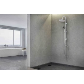 Colonna doccia Feridras Platinum cromata 102 cm