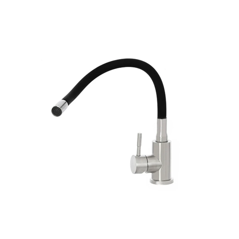 Miscelatore Feridras Kitchen con canna in silicone 40 cm