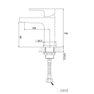 Miscelatore lavabo Kreo Feridras cromato