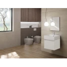 Mobile bagno Kira Feridras 50 cm bianco con consolle