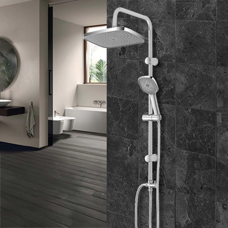Colonna doccia Feridras Platinum 93 cm cromata con soffione