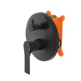 Miscelatore doccia incasso Feridras Flat nero opaco