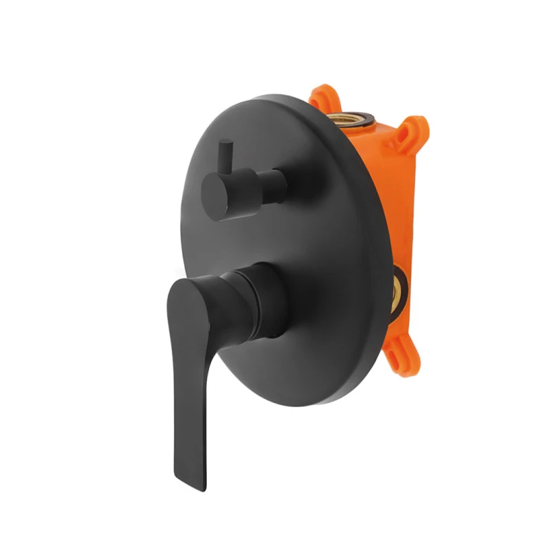 Miscelatore doccia incasso Feridras Flat nero opaco