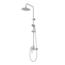 Colonna doccia Feridras Platinum cromata con soffione Ø21 cm