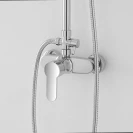 Colonna doccia Feridras Platinum cromata con soffione Ø21 cm