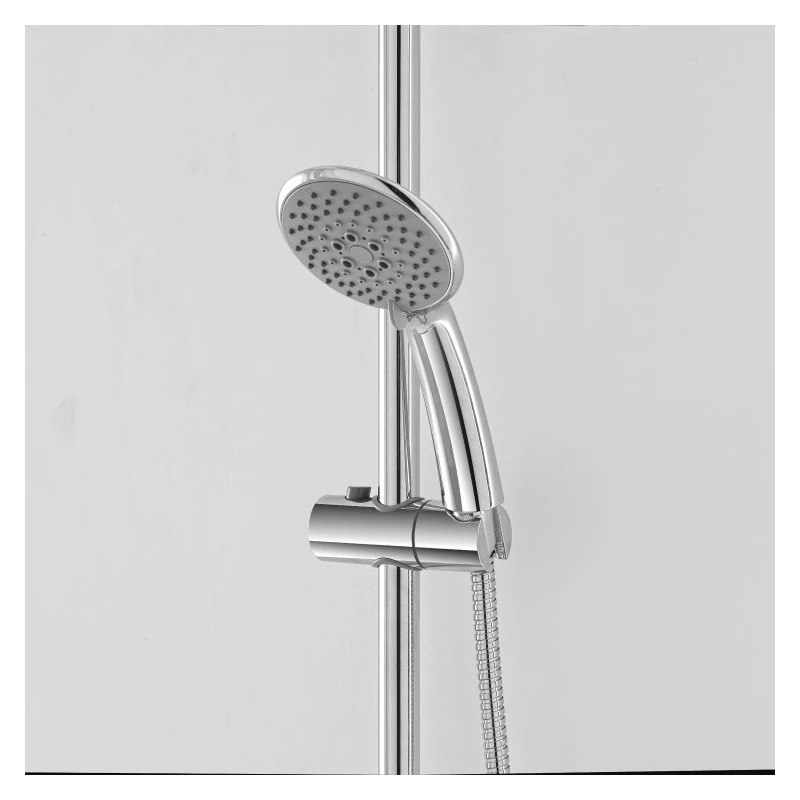 Colonna doccia Feridras Platinum cromata con soffione Ø21 cm