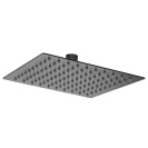 Soffione doccia Feridras Platinum nero opaco 30x20
