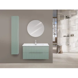 Mobile bagno Feridras Burano 100 cm verde cannettato