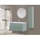 Mobile bagno Feridras Burano 100 cm verde cannettato