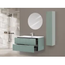 Mobile bagno Feridras Burano 100 cm verde cannettato