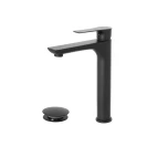 Miscelatore lavabo alto Feridras Flat nero opaco