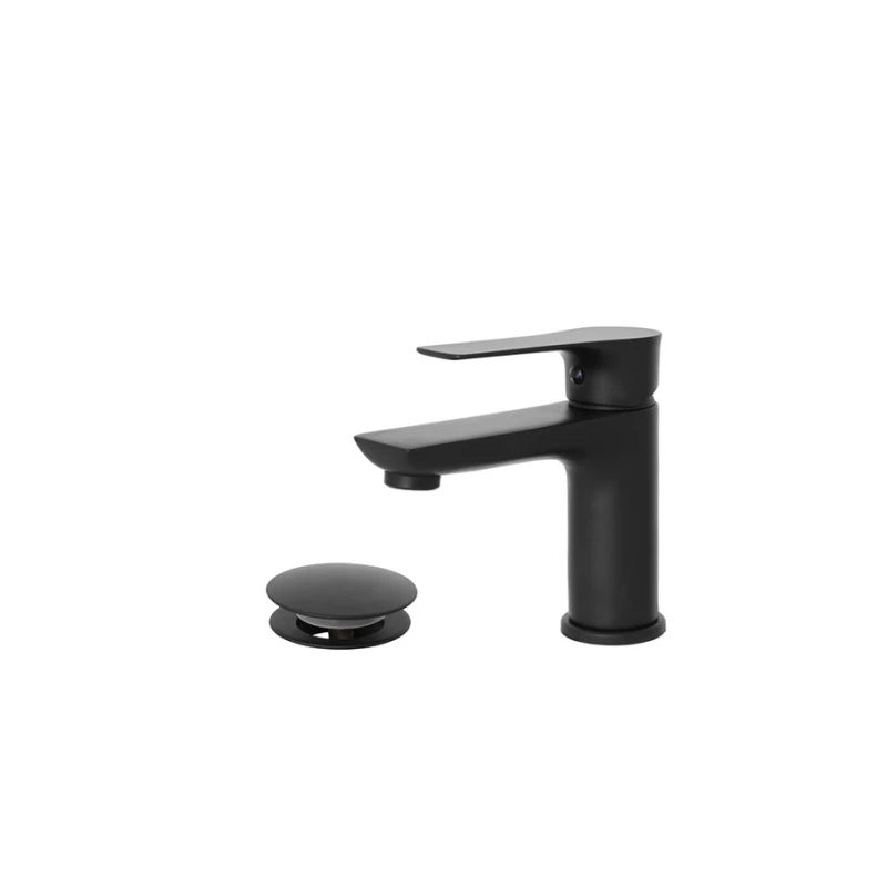 Miscelatore Lavabo Feridras Flat nero opaco
