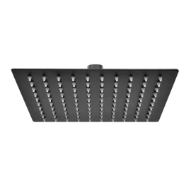 Soffione Feridras Platinum 40x40 nero opaco