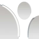 Specchio tondo Feridras Luce 80 cm con lampada