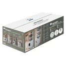 Scaffale sopralavatrice Woody Feridras in bianco effetto legno
