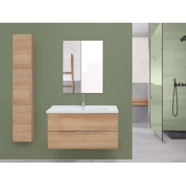 Composizione bagno Rialto Feridras 100 cm rovere