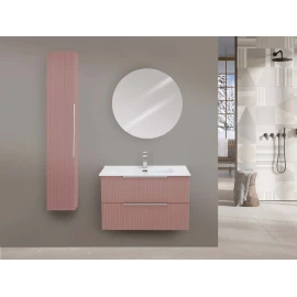 Mobile bagno Feridras Burano 80 cm rosa cannettato