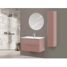 Mobile bagno Feridras Burano 80 cm rosa cannettato