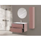 Mobile bagno Feridras Burano 80 cm rosa cannettato