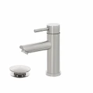 Miscelatore lavabo Feridras York in acciaio spazzolato