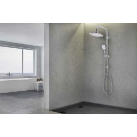 Colonna doccia Feridras Platinum cromata 105 cm