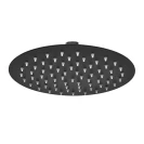 Soffione Platinum Feridras 30 cm nero opaco