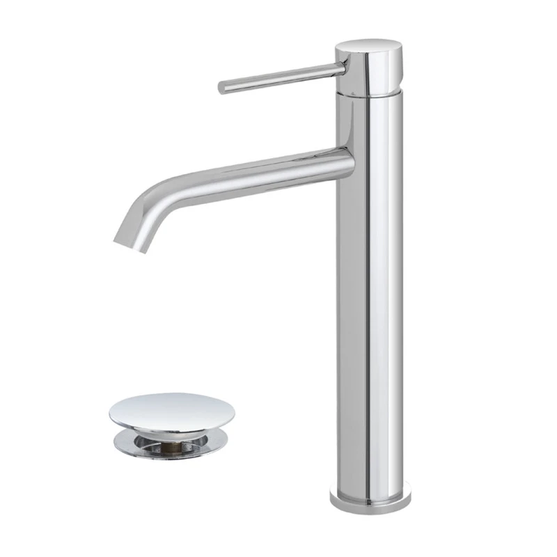 Miscelatore lavabo alto Feridras Nuego in acciaio inox