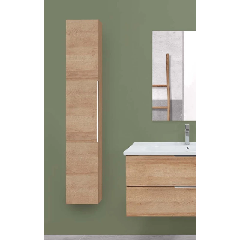 Pensile bagno Feridras Rialto L30xH150 in rovere