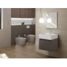 Feridras Kira 50 cm sospeso roccia con consolle in ceramica