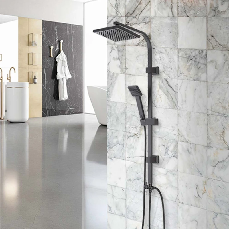 Colonna doccia Feridras Platinum nero opaco