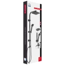 Colonna doccia Feridras Platinum nero opaco