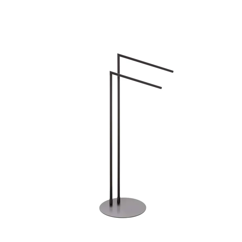 Piantana portasciugamani Feridras Style nera 82 cm