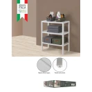 Scaffale Woody Feridras 3 ripiani effetto legno