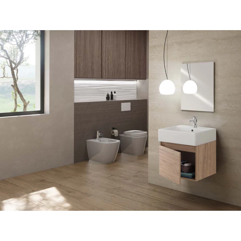 Feridras Kira 50 cm - mobile bagno sospeso legno