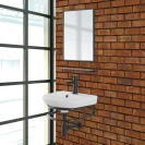 Feridras Borg 45 cm - Mobile bagno metallo nero