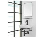 Feridras Borg 45 cm - Mobile bagno metallo nero