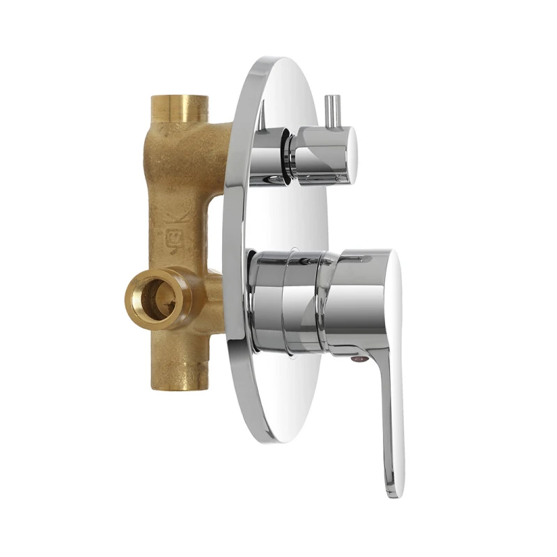 Miscelatore doccia Iris Feridras cromato con deviatore