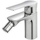 Miscelatore bidet Feridras Flat cromato con scarico clic clac