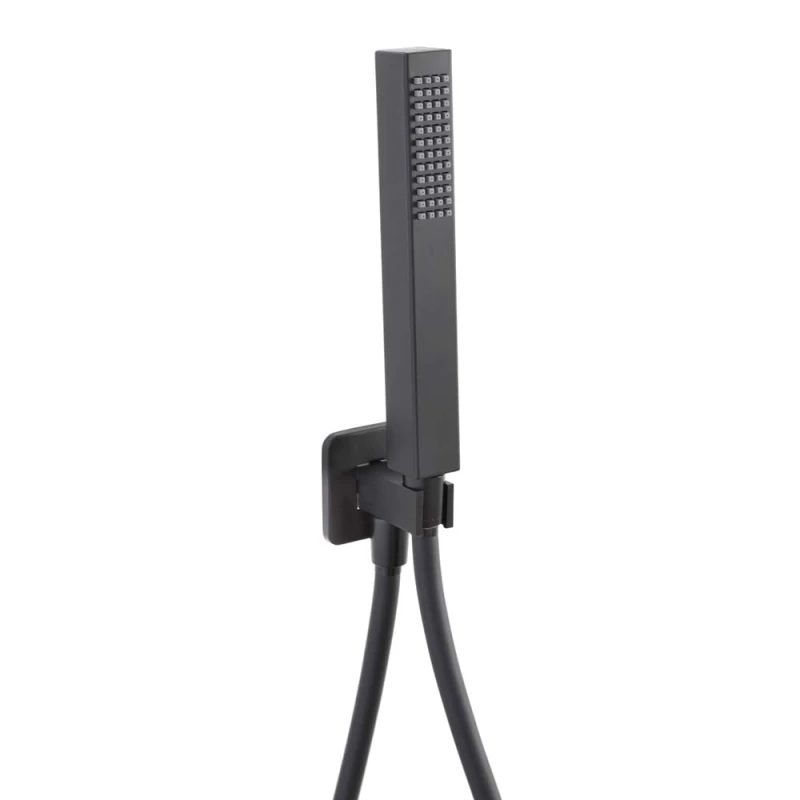 Set doccia Feridras Platinum nero opaco