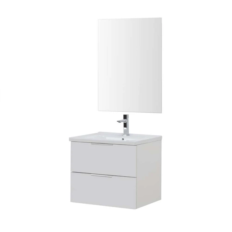 Feridras Rialto 80 cm - Mobile bagno sospeso bianco