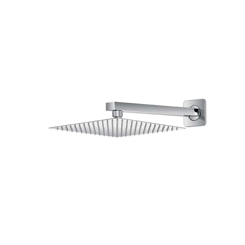 Soffione quadrato Feridras Platinum 30x30 cromo lucido