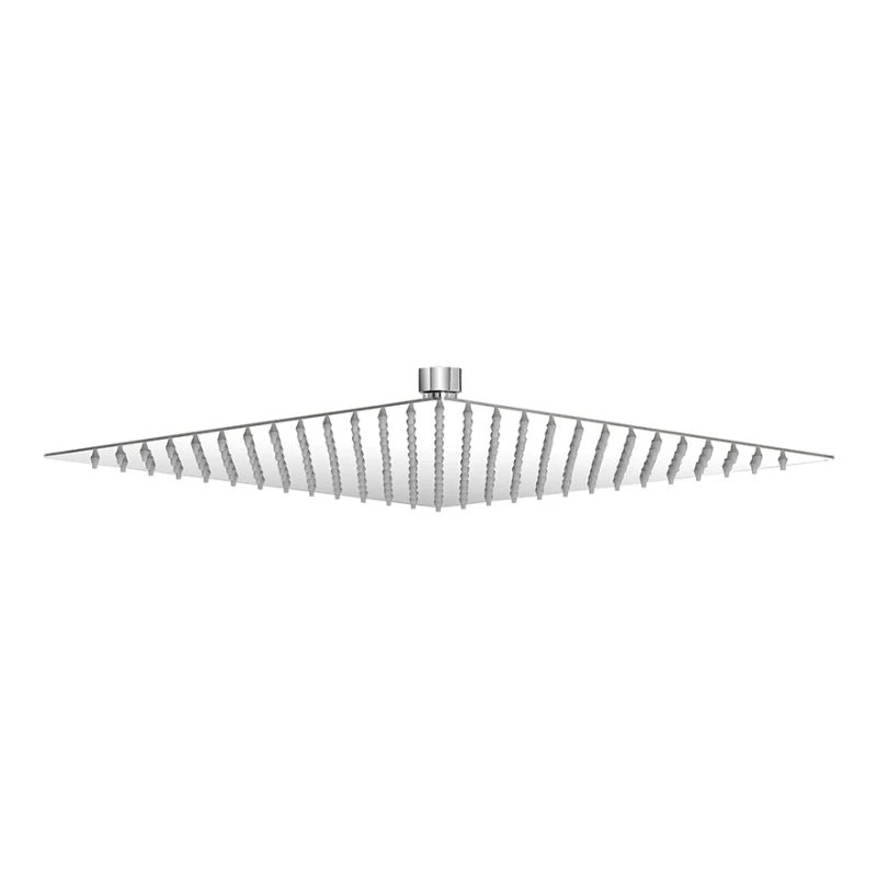 Soffione quadrato Feridras Platinum 30x30 cromo lucido