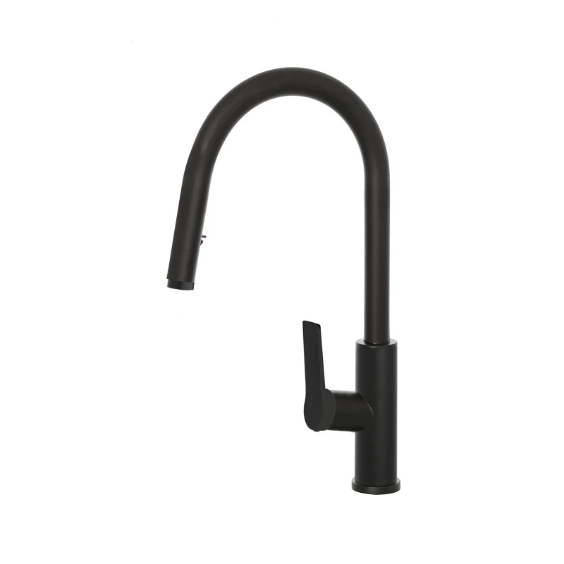 Miscelatore lavello Feridras Kitchen nero opaco con doccetta