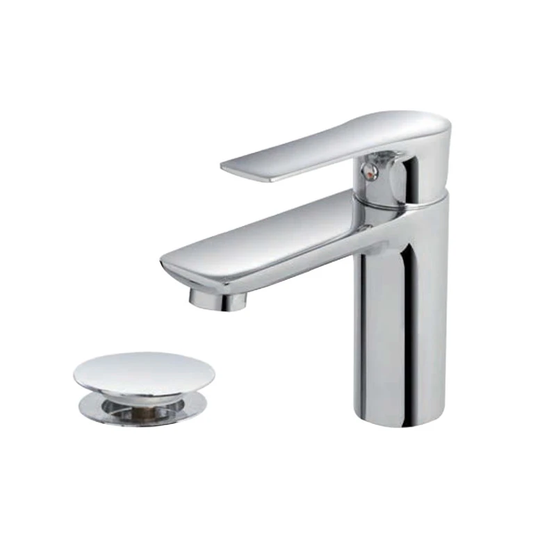 Miscelatore lavabo Feridras Flat cromato con clic-clac