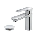 Miscelatore lavabo Feridras Flat cromato con clic-clac